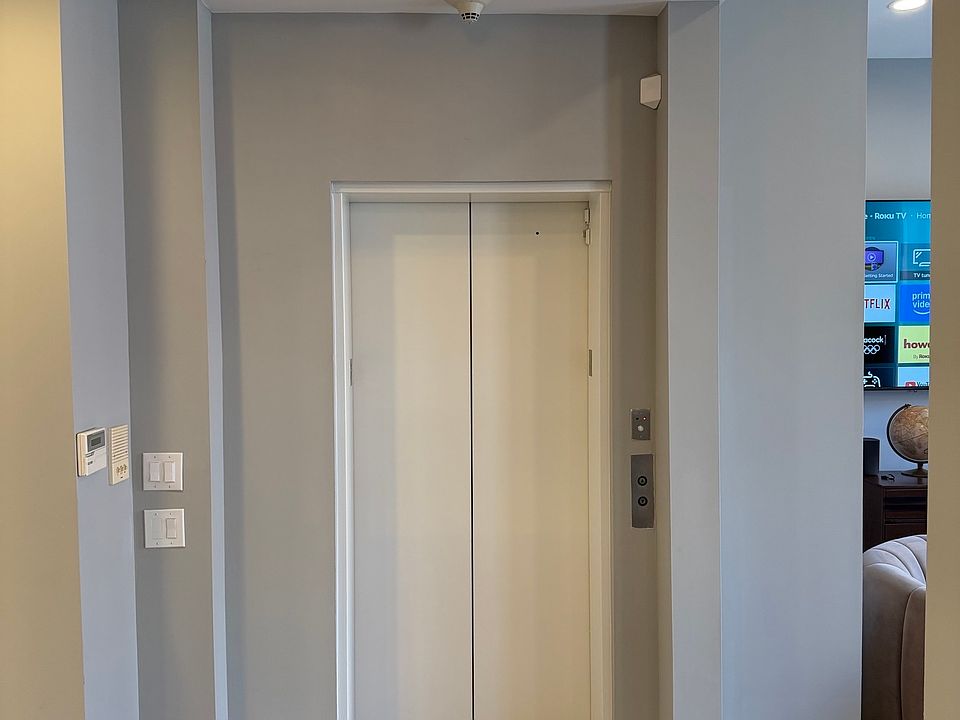 Entry foyer directly into living room