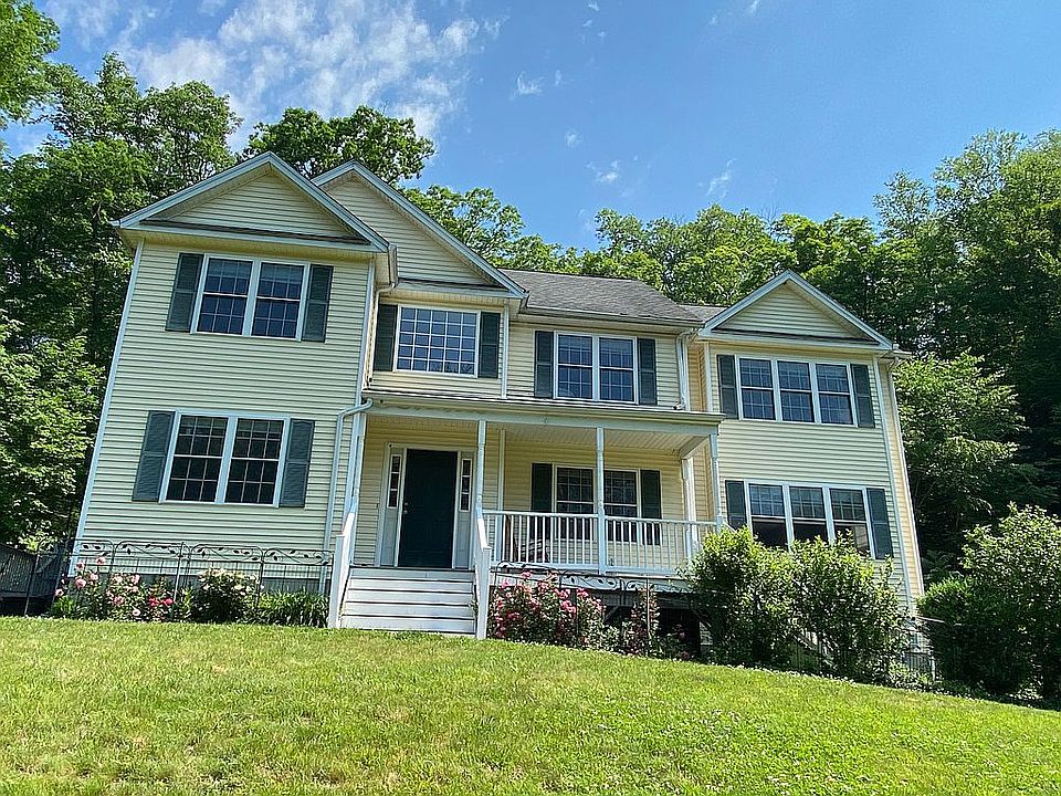 The front side of the house