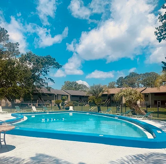 1 of 2 sparkling pools with sundeck