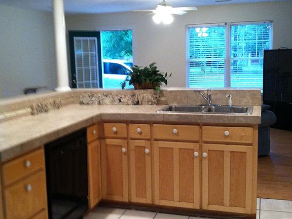 Another view from the kitchen looking into the living room