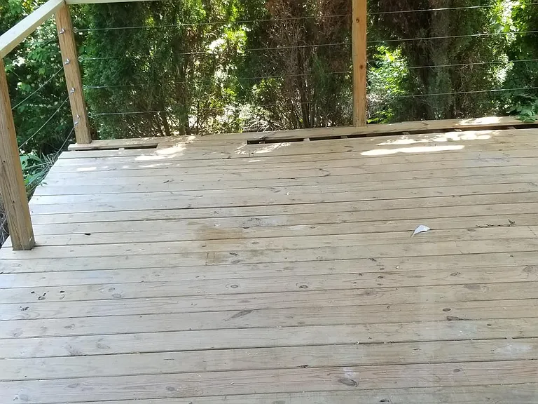 Covered deck