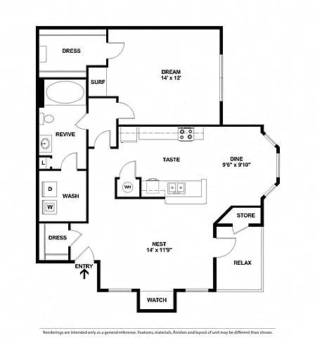 Floor plan A1D