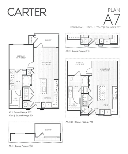 Floor plan A7 ANSI