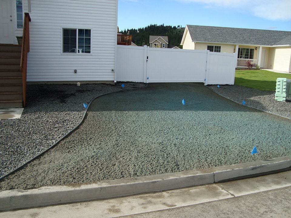 Front lawn after hydroseed