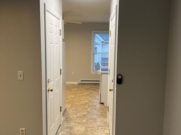 Living room into kitchen.