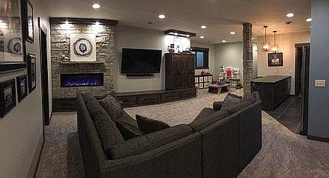 Downstairs living area
