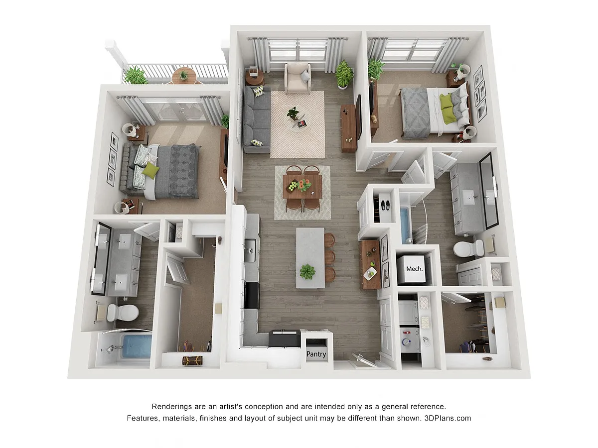 Floor plan Priestly