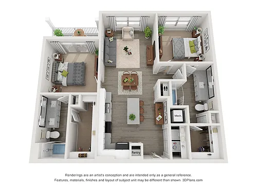 Floor plan Priestly