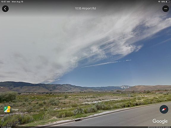 North view to slide mountain