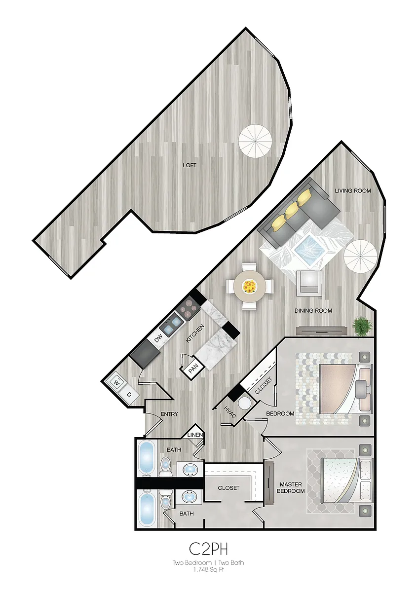 Floor plan C2 PH