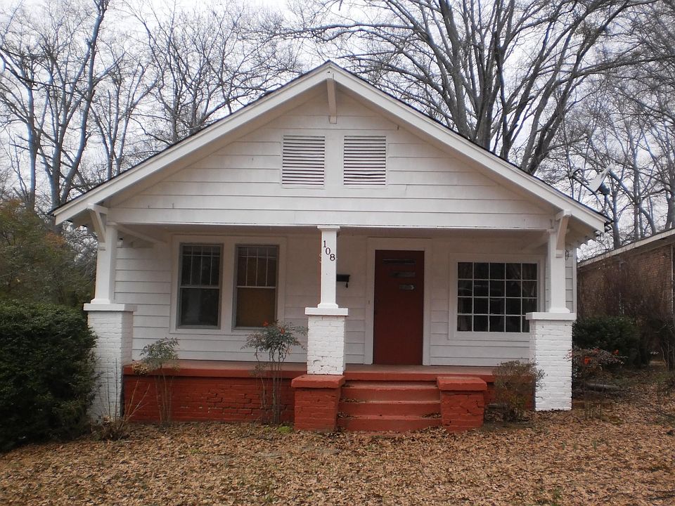 Front with large porch