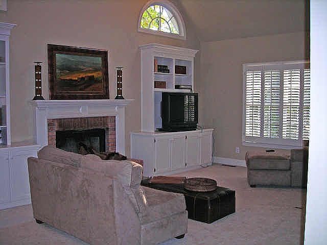 Cozy fireside family room