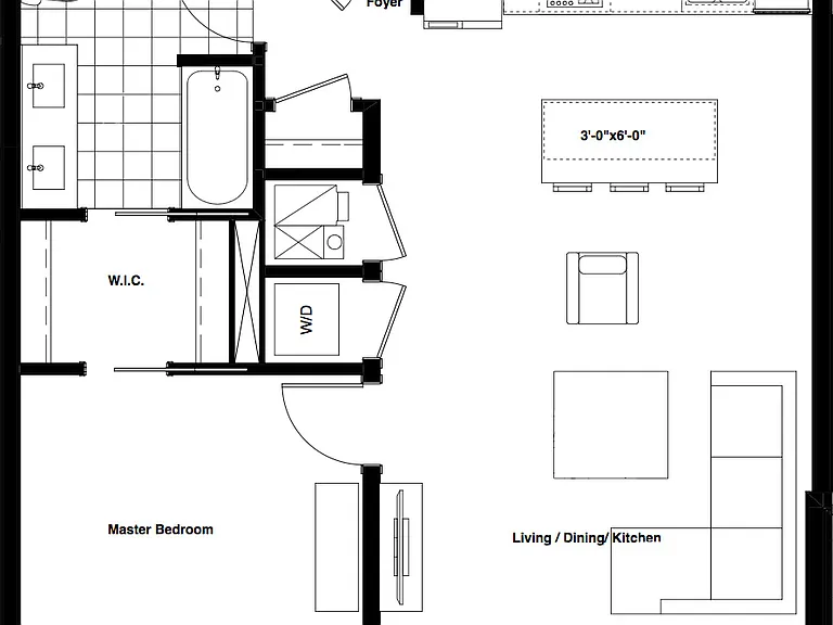 Luxe on Chicago - 2 - 1x1 - 1 Beds - 1 Baths - 759 Sq. ft.