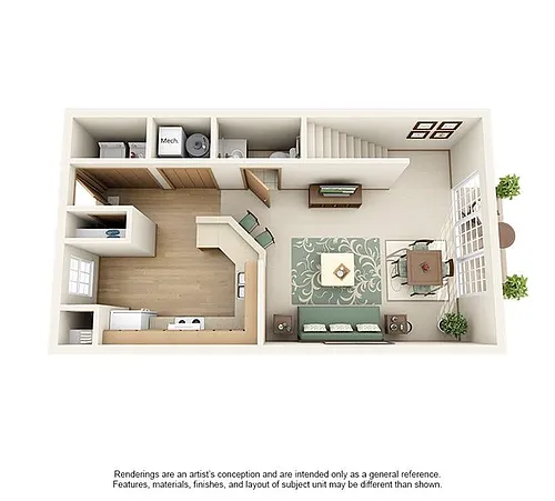 Floor plan Haven (Townhome)