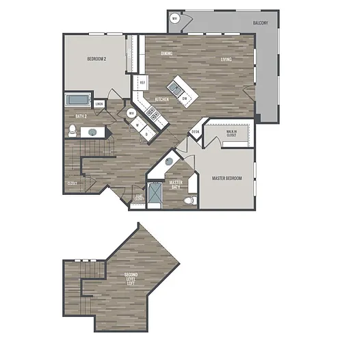 Floor plan 2DLE