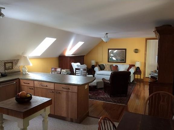Kitchen view to living room