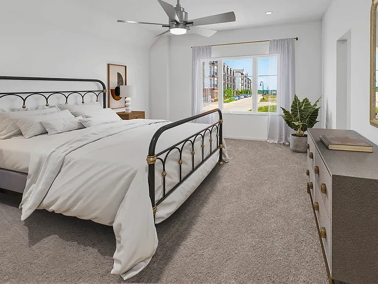 Carpeted Bedroom