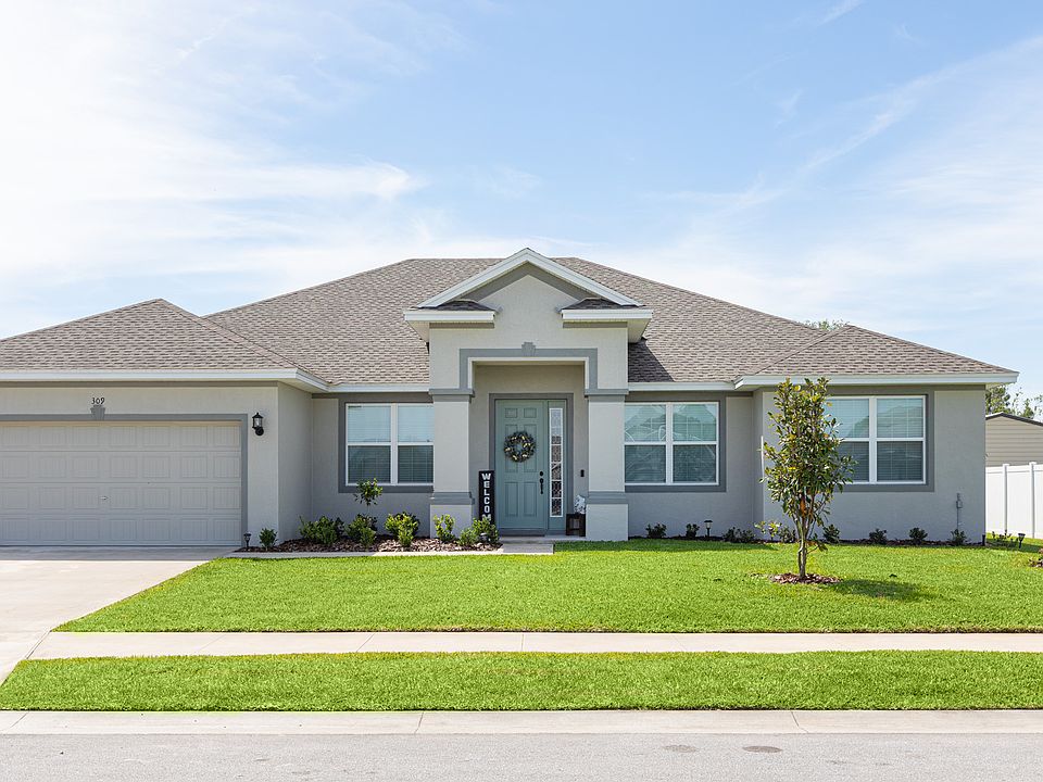 The Williamsburg Plan, Oaks Village Oversized Lots, Avon Park, FL