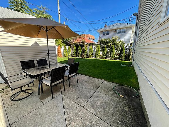 New furniture and lawn