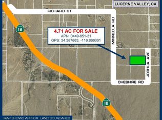 Joshua Ave, Lucerne valley, CA 92356
