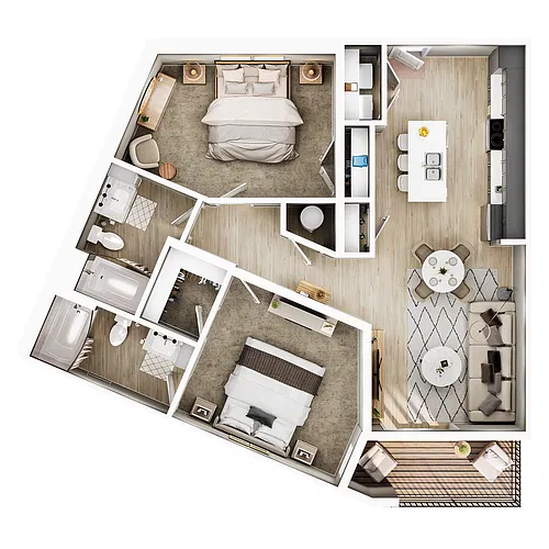 Floor plan B-1
