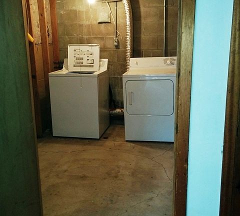private laundry/storage