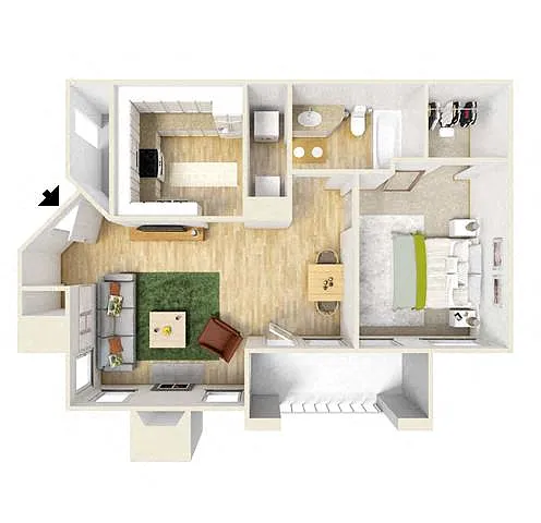Floor plan A1B