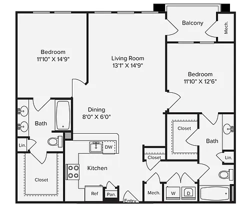 Floor plan B1