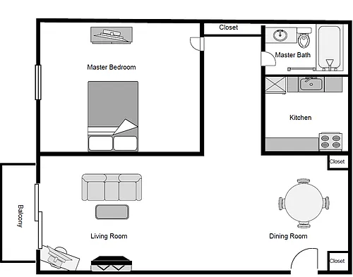 Floor plan The Hummingbird