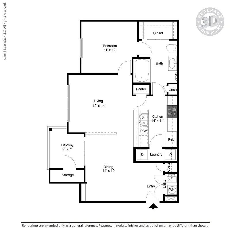 Floor plan The Vermillion