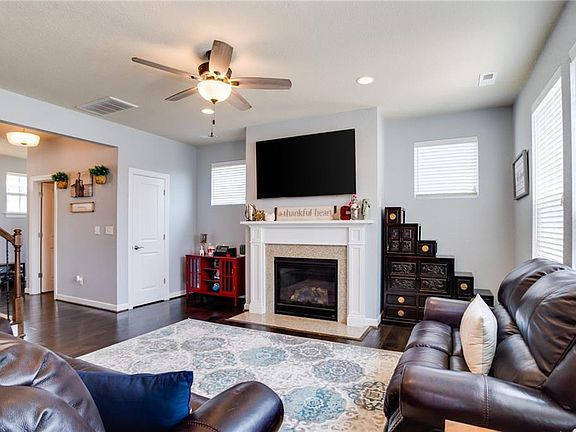 Great Room with gas fireplace