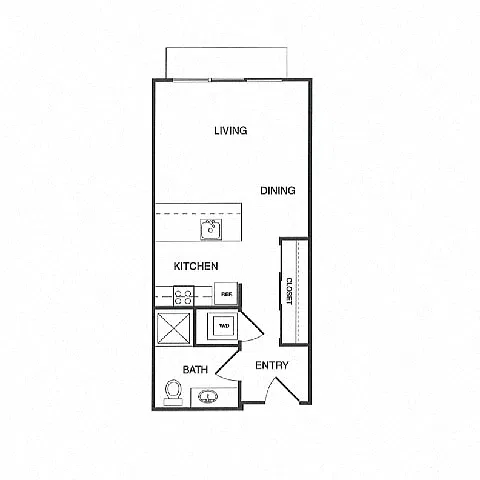 Floor plan Studio B