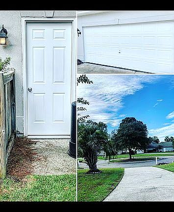 New fence/paint on door/trim
