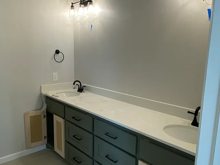 Primary Bathroom Double Vanity