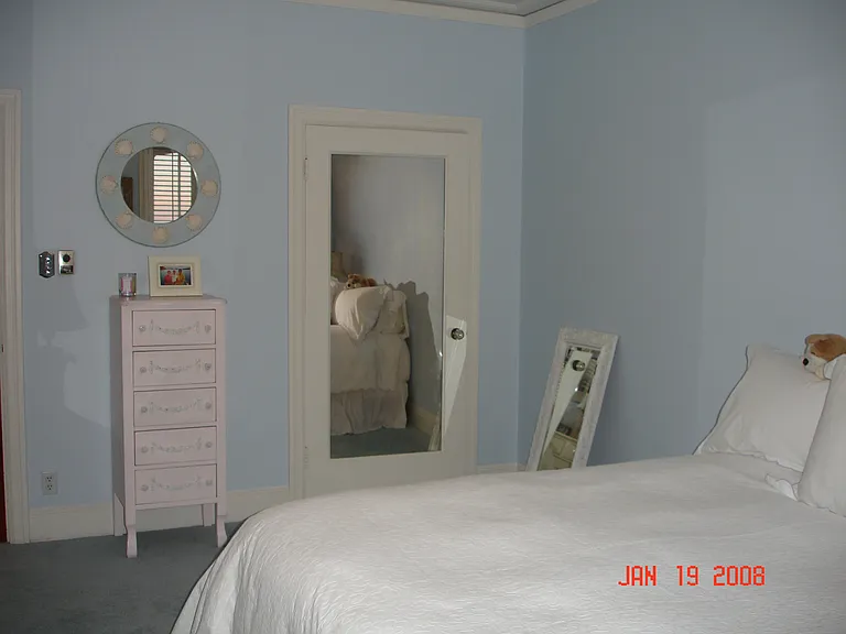 bedroom with walk-in closet