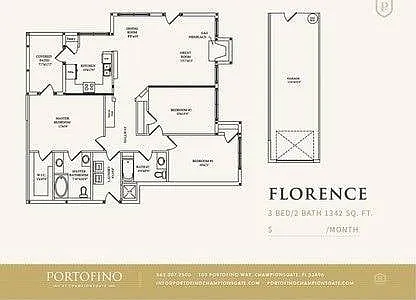 Florence Floor Plan Florence Floor Plan
