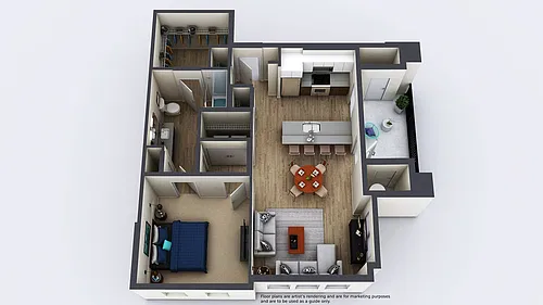 Floor plan 1C