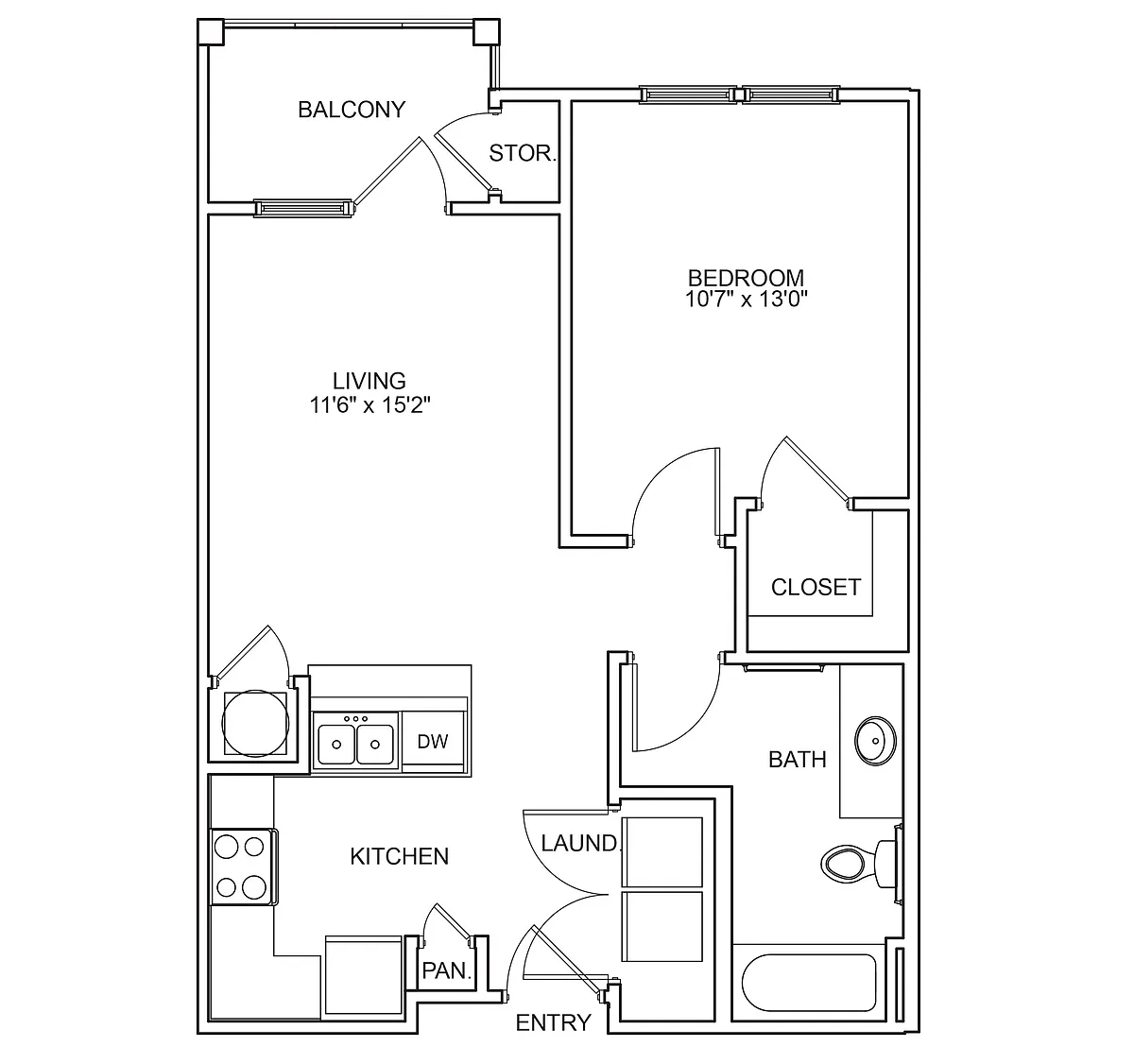 Floor plan Southwood I