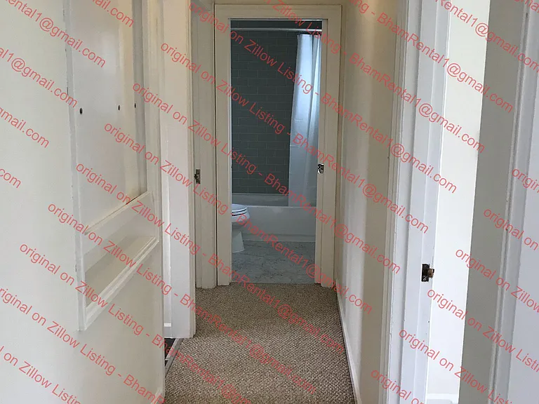 Hallway to Bedrooms and Bathroom.