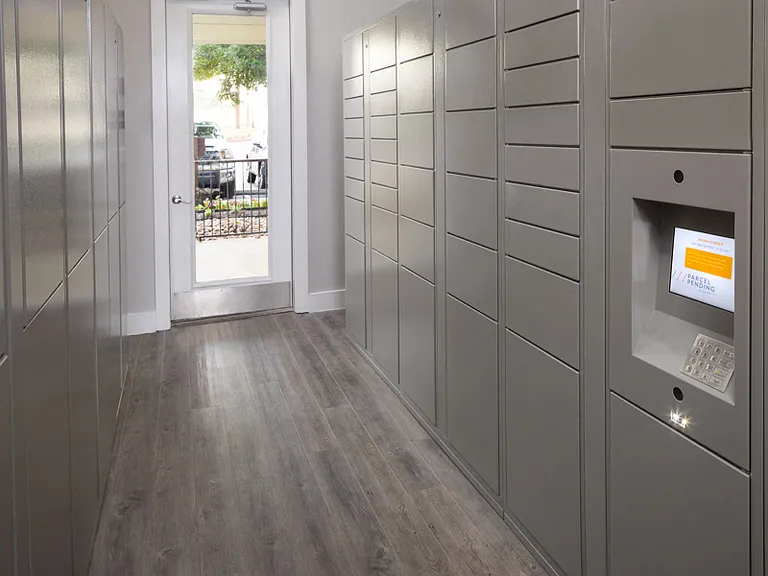24-hour package lockers