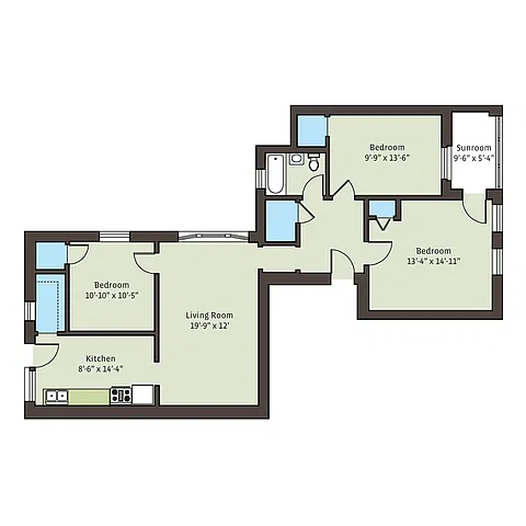 Floor plan 5201-3ba