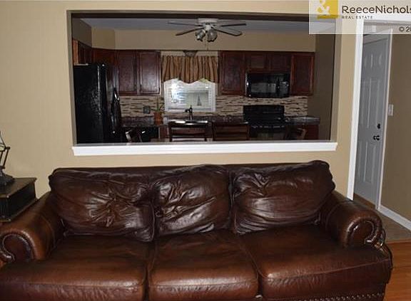 Living Room Opens to Kitchen!