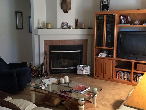 living room with fireplace