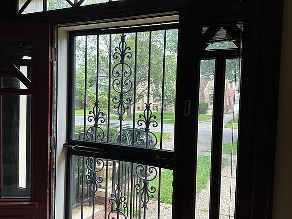 View from the front door