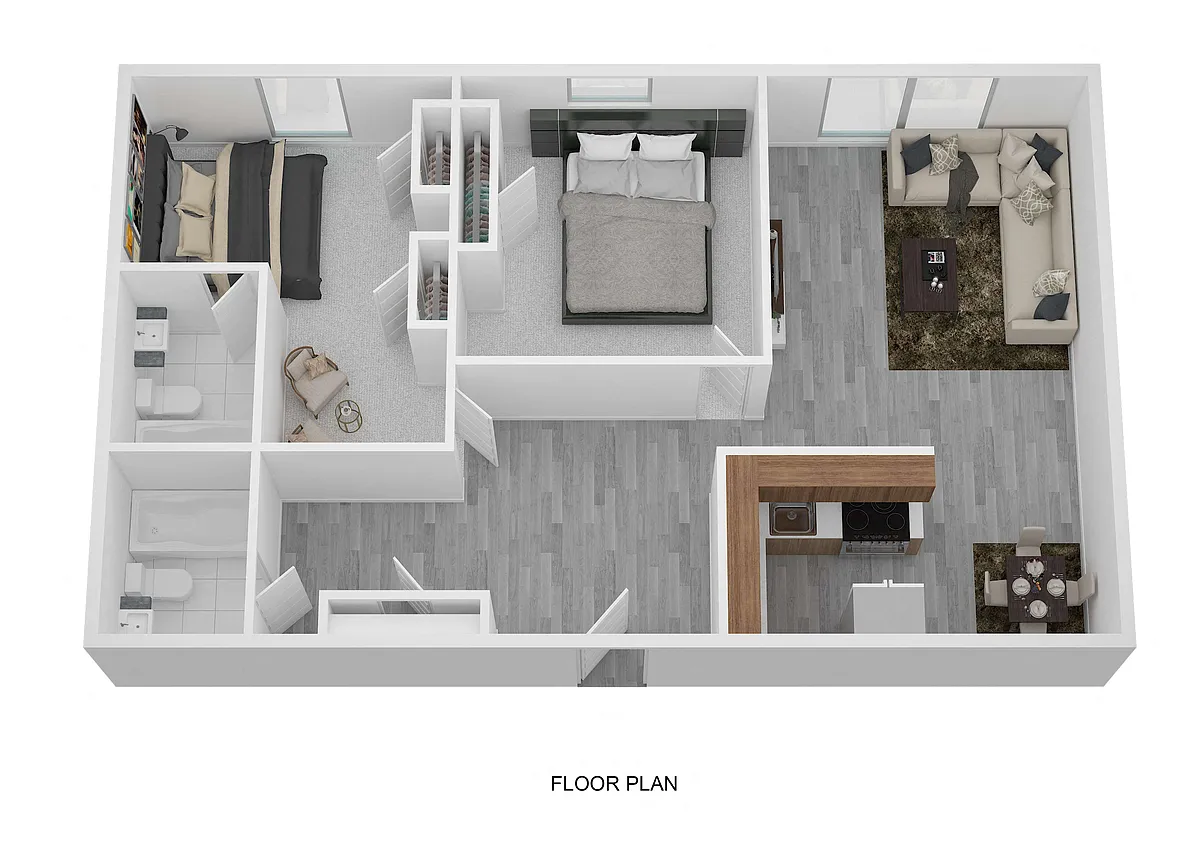 Floor plan 2 Bedroom