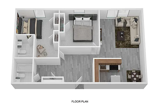 Floor plan 2 Bedroom