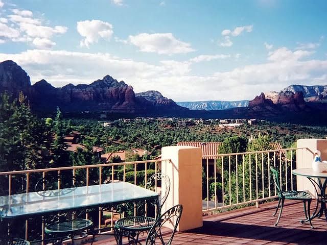 Looking NW from front/west deck