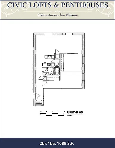 Floor plan B205