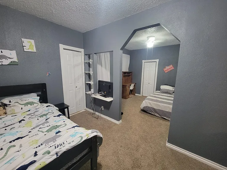 Flooring has been updated to a neutral tile
