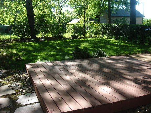 Backyard with Deck for Entertaining